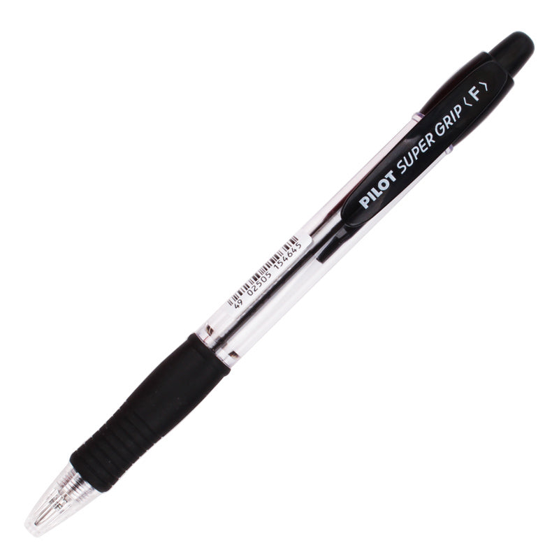 Pilot Super Grip F Retractable Ballpoint Pen 0.7mm / Set, Black / 1 Pcs