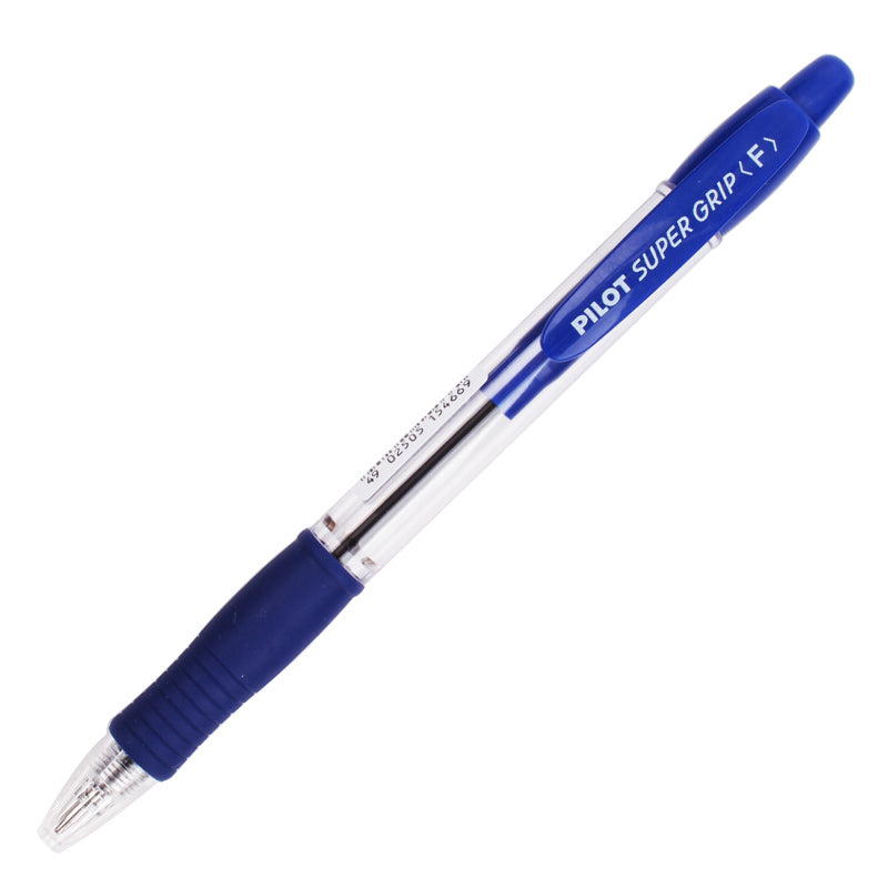 Pilot Super Grip F Retractable Ballpoint Pen 0.7mm / Set, Blue / 1 Pcs