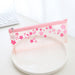 Pinky Sakura Blossom Translucent Pencil Case, B / Clear