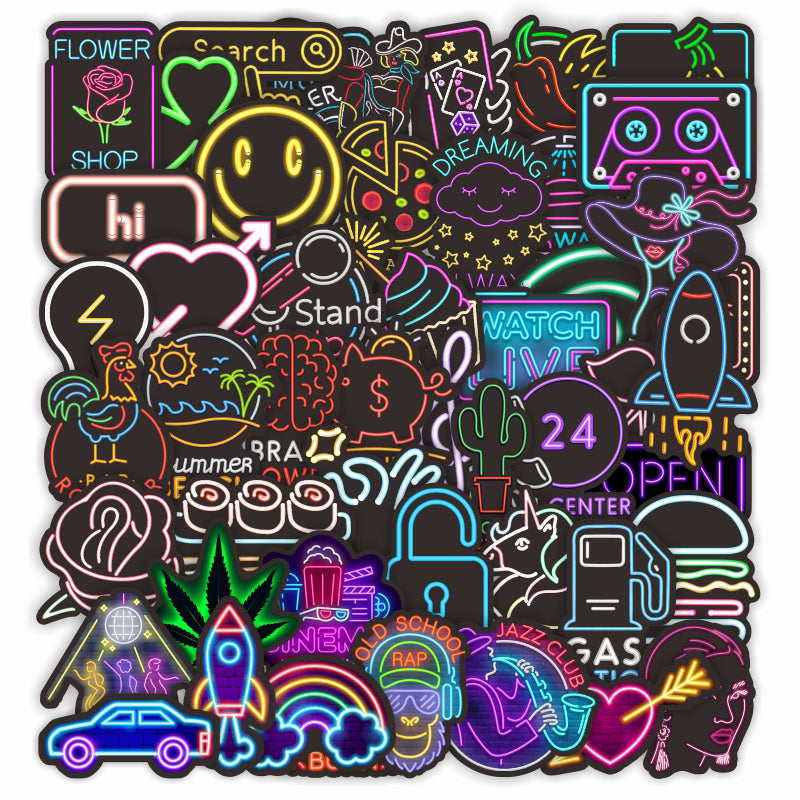 Retro Look Sticker Retro Style Stickers