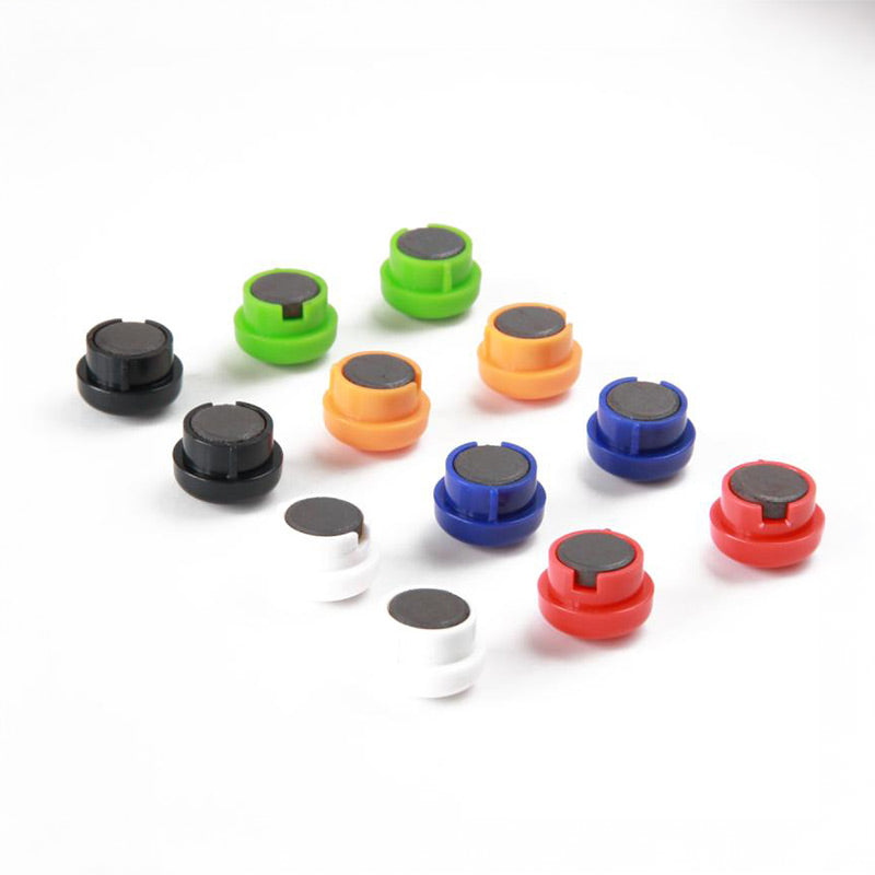 Round Magnetic Whiteboard Pins 6 Color Assorted Set (1.5 cm / 2cm / 3cm / 4cm) Magnet Pin