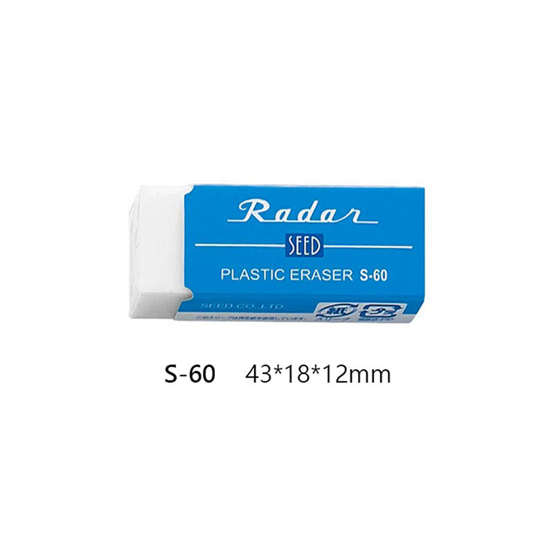 SEED Radar Plastic Eraser  [3-Pack]
