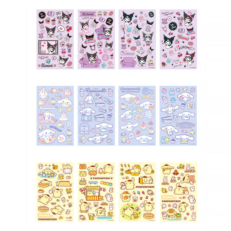 Kuromi Collection - Sanrio Stickers Kawaii Journaling Stickers