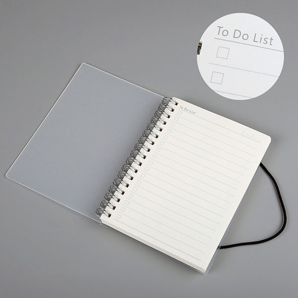 Spiral Bound Notebook A6/A5/B5/A4, To Do List / A5  210 x 150mm