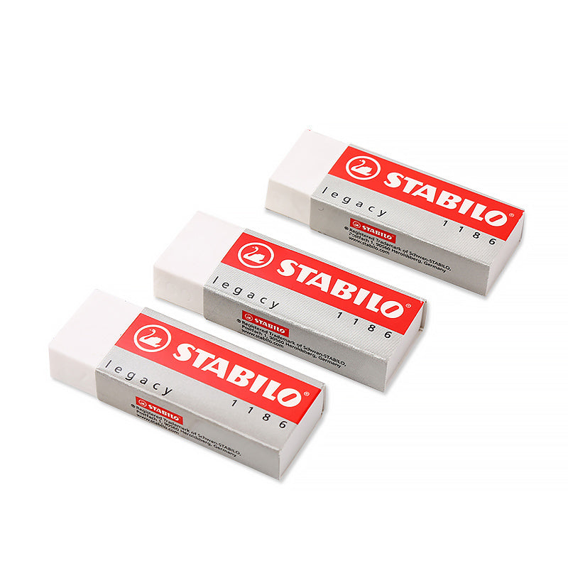 Stabilo Legacy 1186 White Eraser 3 Pcs Pack