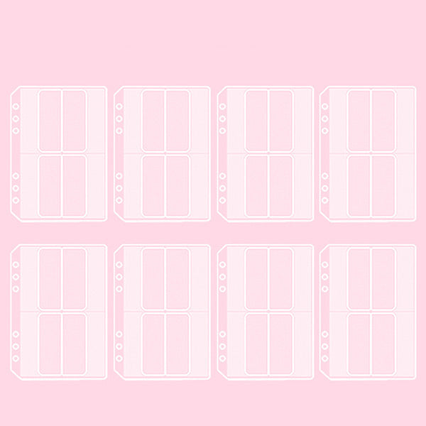 Stickers Organizer Storage Pouch Loose Leaf Binder Bundle and Pocket Pack