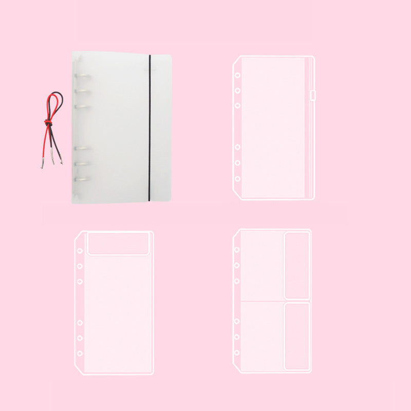 Stickers Organizer Storage Pouch Loose Leaf Binder Bundle and Pocket Pack