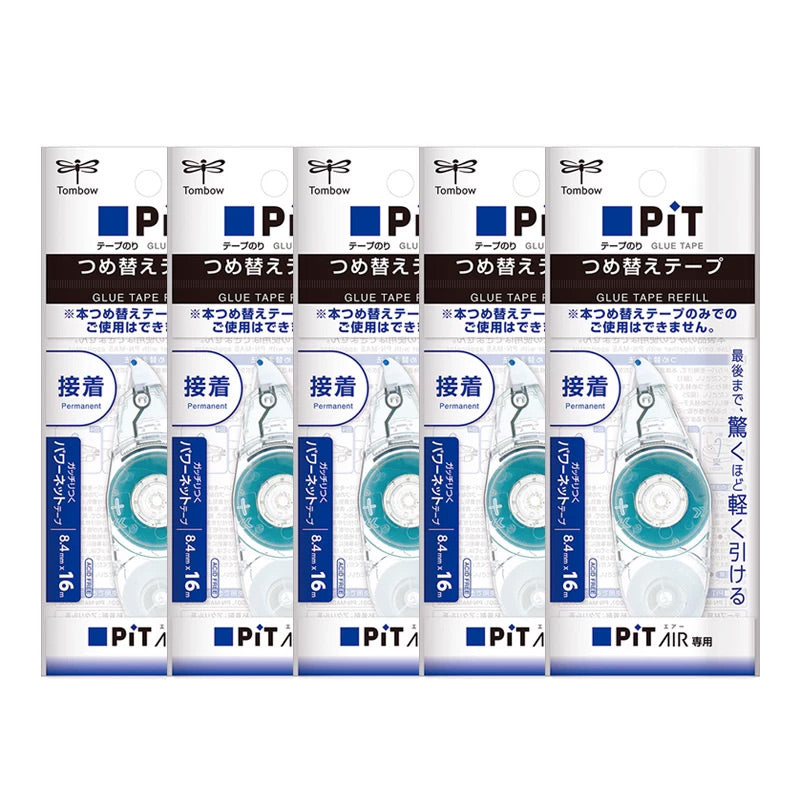 Tombow PiT AIR Refillable Glue Tape & Refill 16M