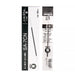 uni Laknock fine Retractable Ballpoint Pen 0.5 / 0.7mm 3 Colors, Black / 0.7mm / Refill x 10
