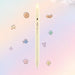 Pastel yellow C-JJ20 retractable gel pen with a 0.5mm tip and black ink