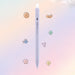 Pastel purple C-JJ20 retractable gel pen with a 0.5mm tip and black ink