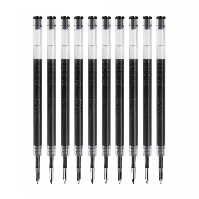 Box of CJK-0.5 black 0.5mm gel pen refills, 10 pieces, made for the C-JJ20 retractable pen