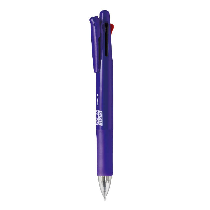 ZEBRA Clip-on multi 5-in-1 Ballpoint Pen + Pencil & Refill [3 / 4 Refills Set]