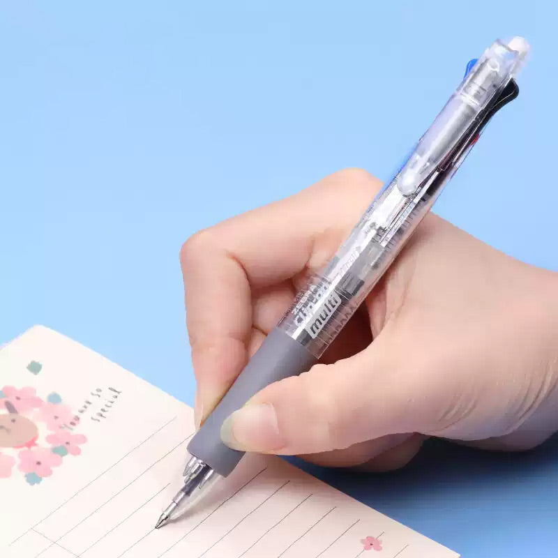 ZEBRA Clip-on multi 5 in 1 Ballpoint Pen and Pencil, Refill