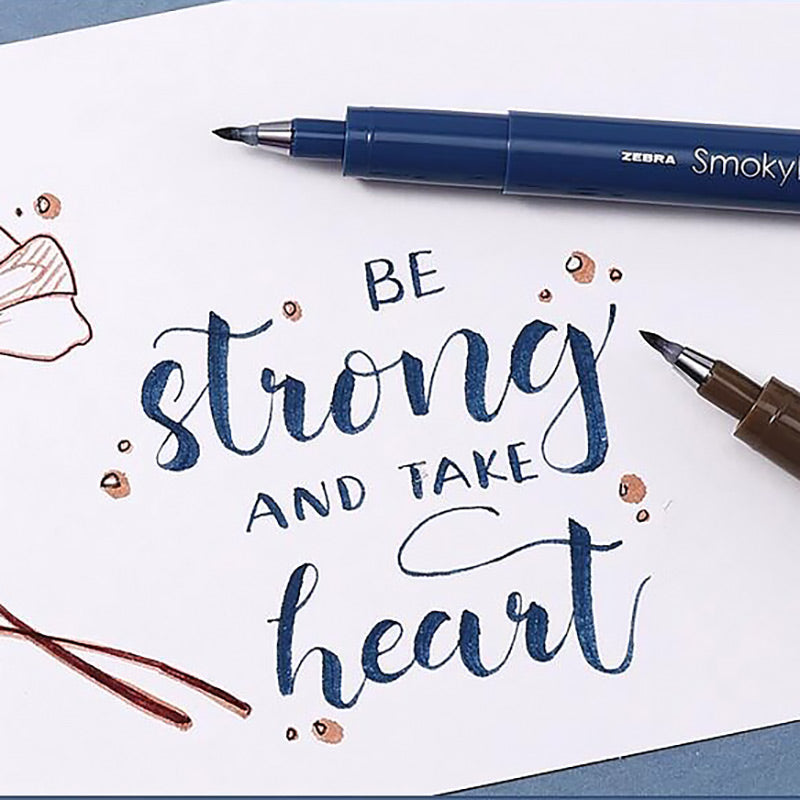 ZEBRA Smokybrush Brush Pen [Single / 5-Pack]