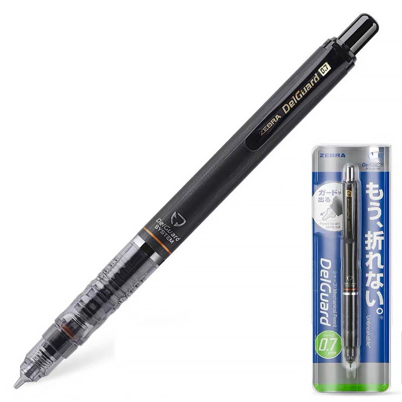 Zebra 0.5 Mm Delguard Mechanical Pencil Black PK1 36793ZB