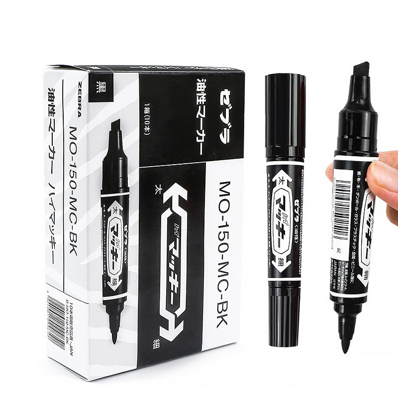 Zebra Hi-Mckee Double Ended Permanent Marker / Set — A Lot Mall