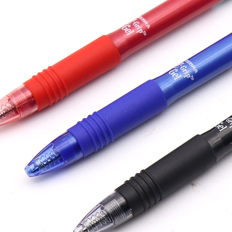 Zebra Pen Z-Grip Retractable Ballpoint Pen 0.5mm 3 Pcs Pack