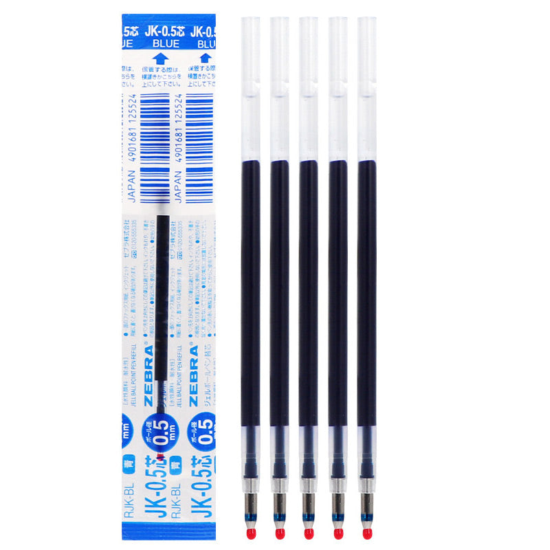 Zebra Sarasa Clip 3C 0.5mm 3 in 1 Gel Pen, Blue Refill x 5