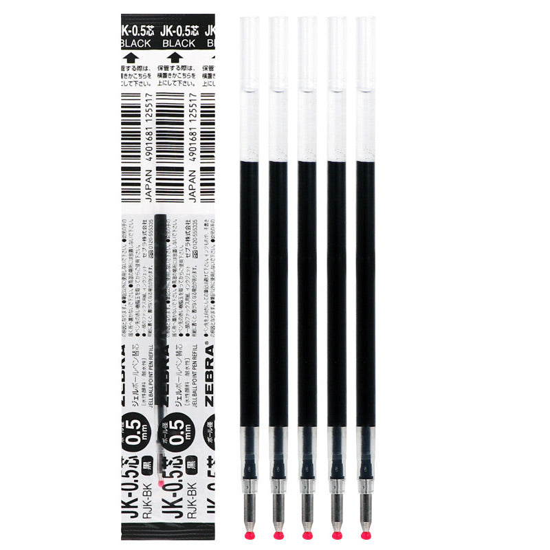 Zebra Sarasa Clip 3C 0.5mm 3 in 1 Gel Pen, Black Refill x 5
