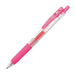 Zebra Sarasa Clip Retractable Gel Ink Pen 0.5mm 20 Colors, Pink