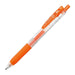 Zebra Sarasa Clip Retractable Gel Ink Pen 0.5mm 20 Colors, Red Orange