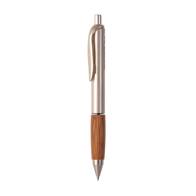 uni Pure Malt Oak Wood Grip Gel Pen 0.5mm Natural