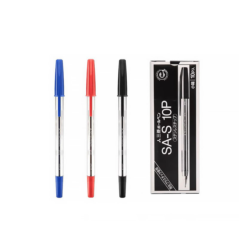 uni SA-S FINE Ballpoint Pen Pcs Pack — A Lot Mall