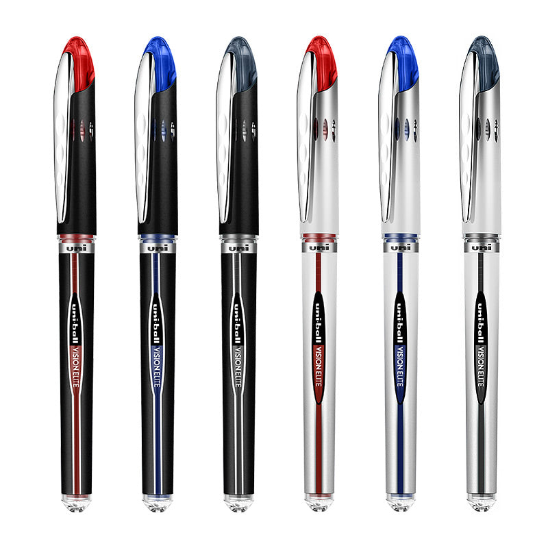 Uni-Ball Vision Elite Rollerball Kugelschreiber | 8 Stück In Assorted Colors | Wasserfest, Fälschungssicher & Mit Sichtbarer Tintenzufuhr