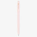 Mist pink pastel uni-ball Signo RT1 UMN-155 retractable gel pen with a solid-color barrel and black ink
