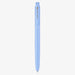 Hyacinth blue pastel uni-ball Signo RT1 UMN-155 retractable gel pen with a solid-color barrel and black ink