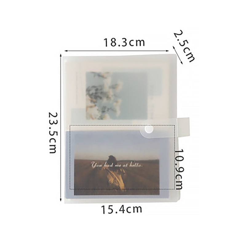 3-7 inch Portable Matte Photo Album, 6" for 160 Photos