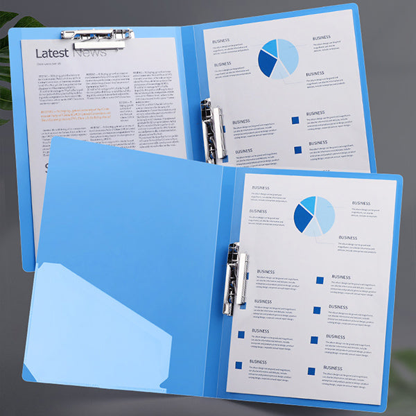 A4 Clamp Binder File Folder with Single / Double Strong Clip — A Lot Mall