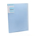 A5 Presentation Display Book Folder Set 20/40/60 Pockets, Sky Blue / 20 Pockets