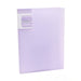 A5 Presentation Display Book Folder Set 20/40/60 Pockets, Purple / 20 Pockets