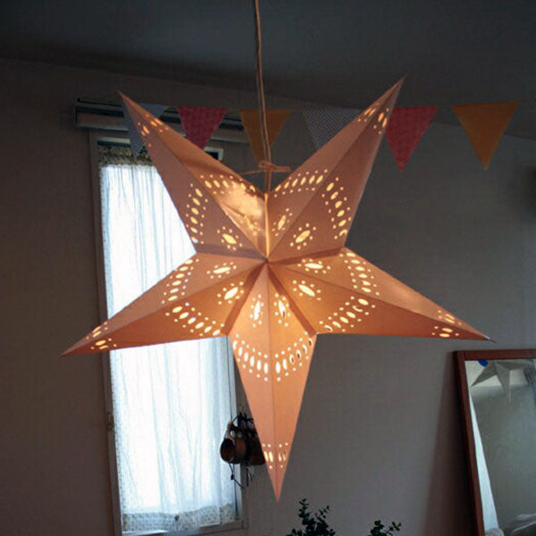 Advent Star Lamp Shade, Pattern 4