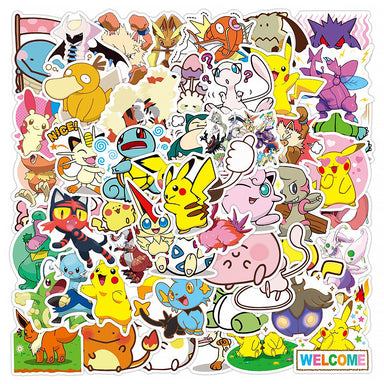 Kawaii Cartoon Cat Daily Life Paper Stickers 45 Pcs