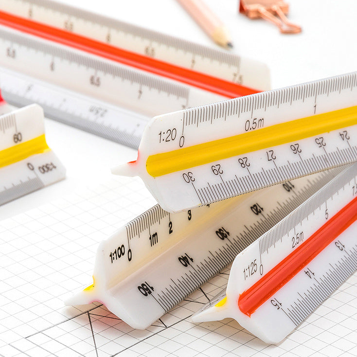 Architectural Triangular Scale Ruler 6/12 Inches — A Lot Mall