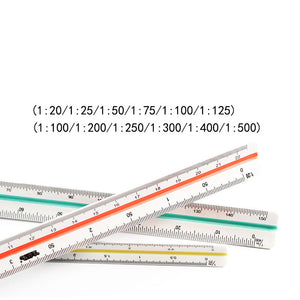Architectural Triangular Scale Ruler (6 / 12 Inches)