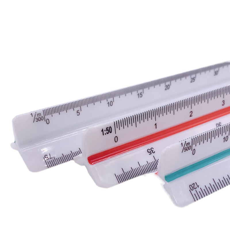 Architectural Triangular Scale Ruler 6/12 Inches — A Lot Mall