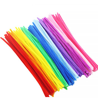 Assorted and Pastel Colors Craft Pipe Cleaner 200 Pcs Set, Assorted