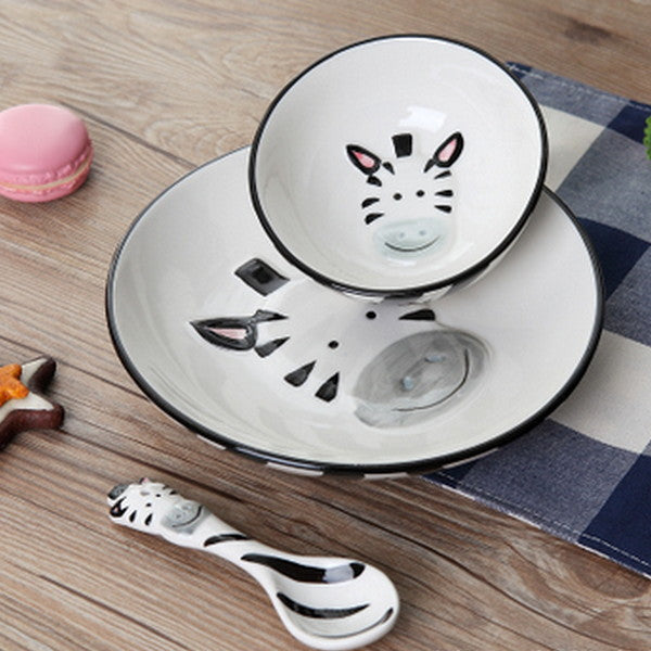 Cartoon Ceramic Tableware Set