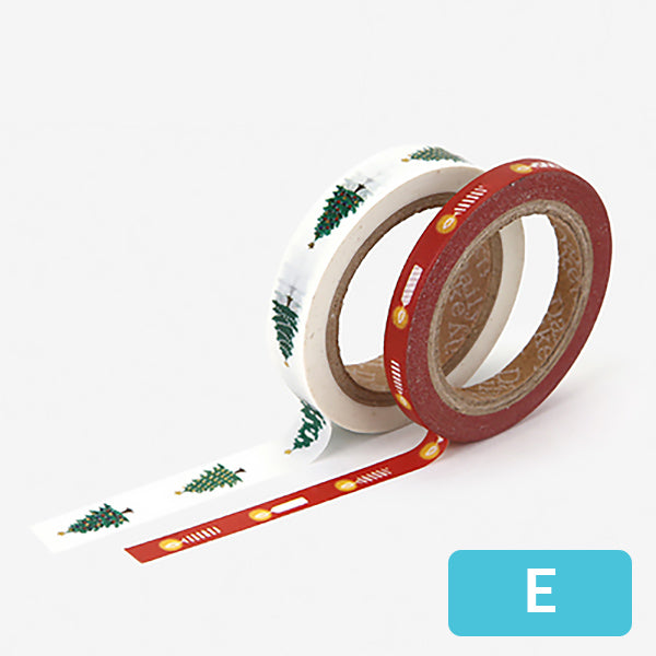 Christmas Decorative Washi Tape, E