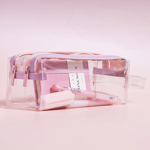 Wholesale clear pencil pouch zip For Your Pencil Collections