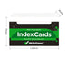 Color Ruled White Index Cards 180 Sheets, White / Lined