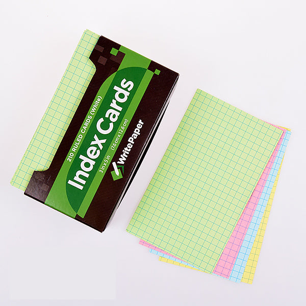 Colored Index Cards