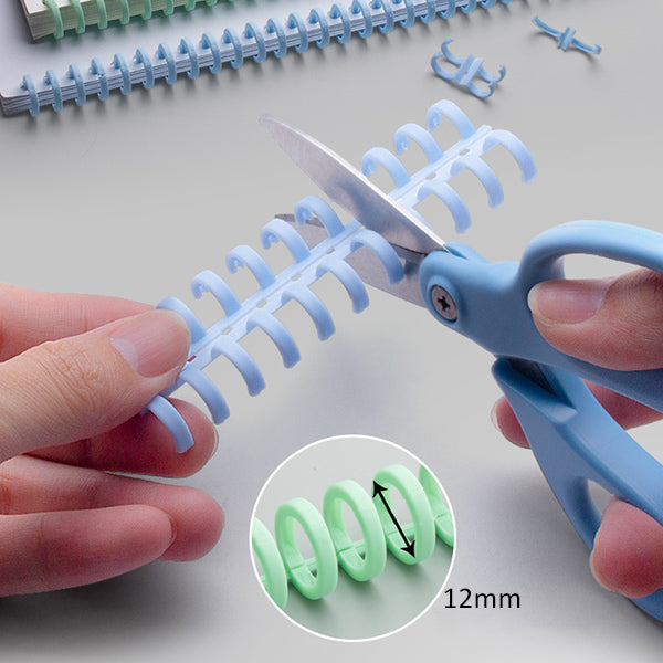 Colorful Plastic Resizable Binding Combs 5 Spines Set Colorful Plastic Resizable Binding Combs 5 Spines Set