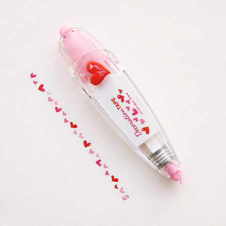 Correction Tape Decorative Sticker Pen, Heart (Type 2)❤️️