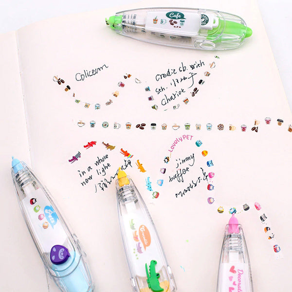 Correction Tape Decorative Sticker Pen