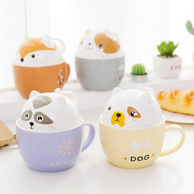 Cute Animal Ceramic Mug, Dog 🐶